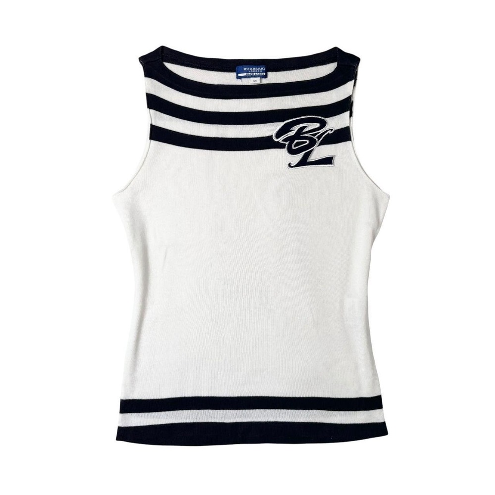 Burberry Blue Label graphic knit tank